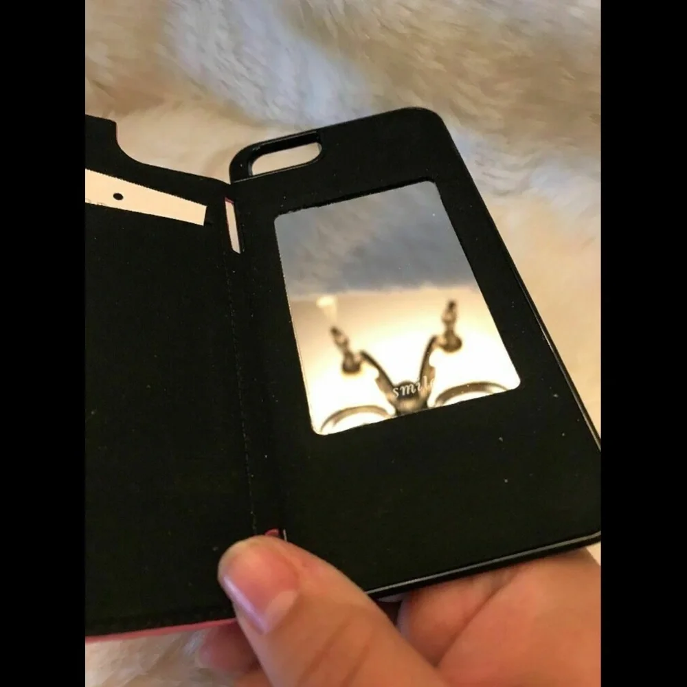 NWD $70 kate spade new york 'Cedar Street' iPhone 6 & 6s Case Leather +Mirror #8